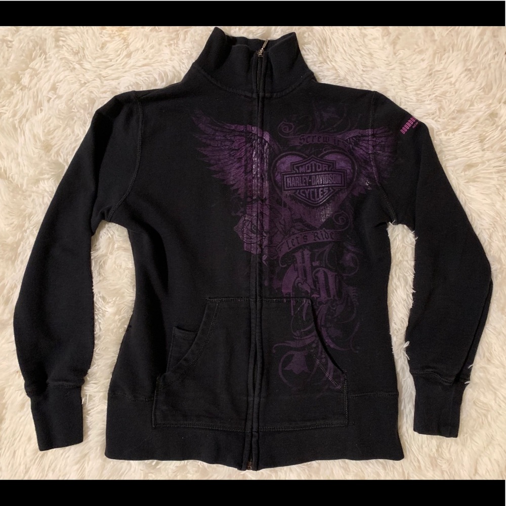 Harley Davidson zip up jacket